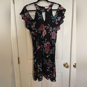 Candie's Floral Off Shoulder Dress
